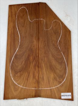 Top African Koa, 2-pcs. 7mm Unique Piece #015